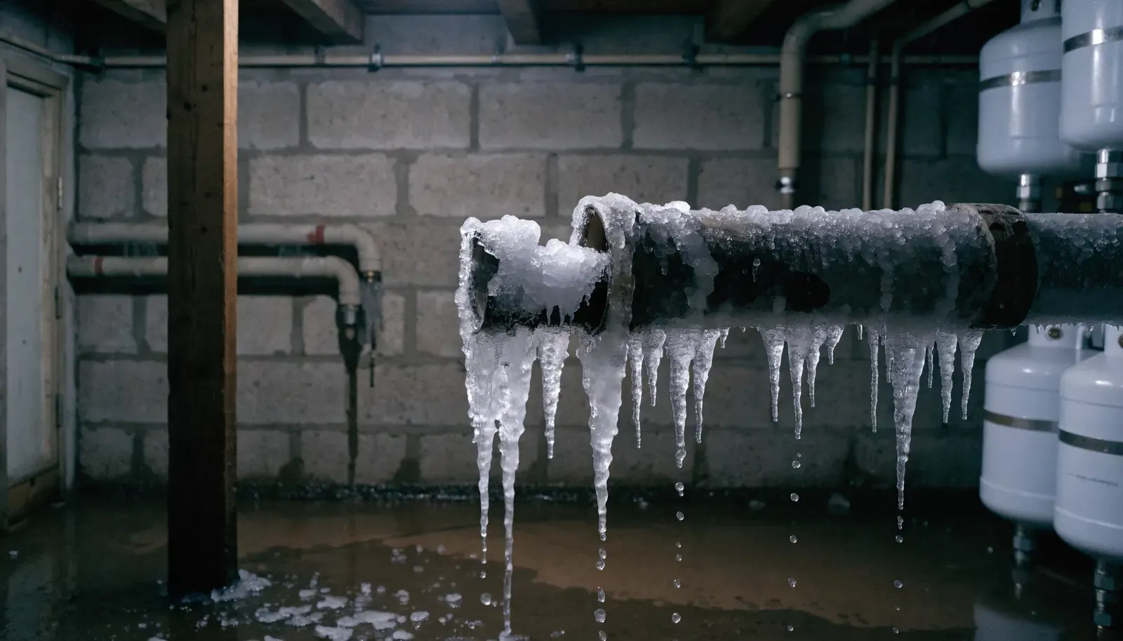 Frostsprængning: hvornår dækker forsikringen?